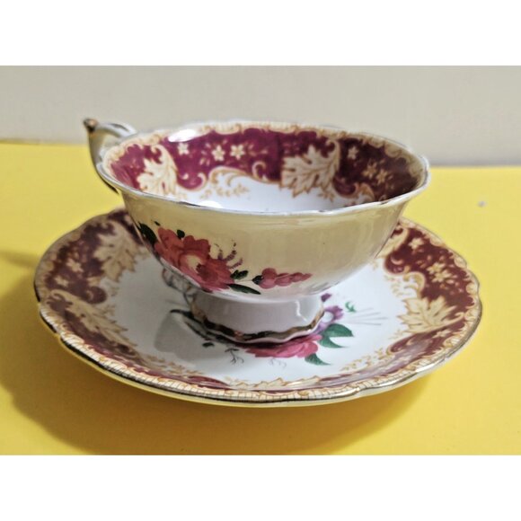 PARAGON ROSE TULIP NARCISSUS TEA CUP & SAUCER SET DOUBLE WARRANT - Picture 8 of 11
